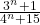  	\frac{3^n+1}{4^n+15} 	 	