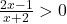 \frac{2x-1}{x+2}>0