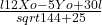 \frac{ l12Xo-5Yo+30 l}{sqrt144+25}