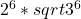 2^6*sqrt3^6