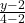 \frac{y-2}{4-2}