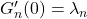 G'_n(0)=\lambda_n