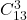  C_{13}^3 