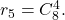 r_5=C_8^4.