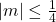 \[ 	\left| m \right| \le {\textstyle{1 \over 4}} 	\] 	