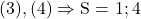 \rm{(3), (4) \Rightarrow S=\left{1; 4}\bl} 	 	 	