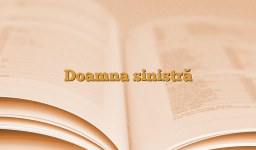 Doamna sinistră