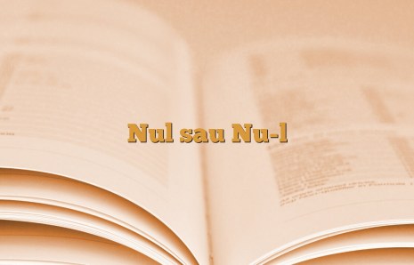 Nul sau Nu-l