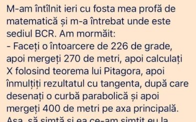 Întâlnire cu fosta profesoară de mate … asta e tare!