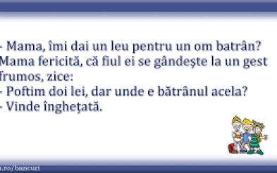 Mama, îmi dai un leu…?